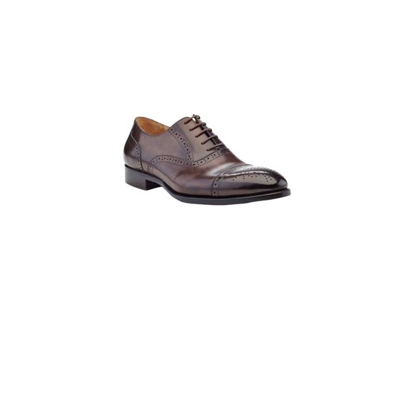 IKE BEHAR Men's Hand Made Dress Shoe - Brown - 11 M - New In Box